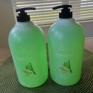 Perlier BAMBOO & GINGER 1L Bath and Shower Gel 2-pack NEW